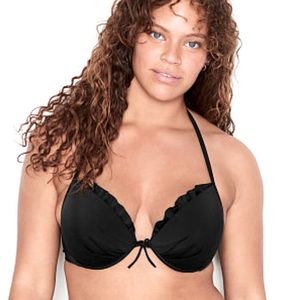 Victoria’s Secret Ruffle push up bikini top 34DD